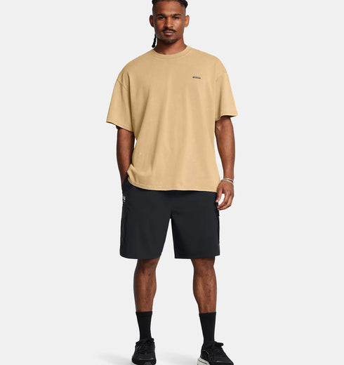 Under Armour cargo pants מכנס קצר שורט דגמח בצבע שחור לגבר